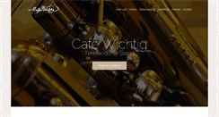 Desktop Screenshot of cafewichtig.de