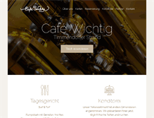 Tablet Screenshot of cafewichtig.de